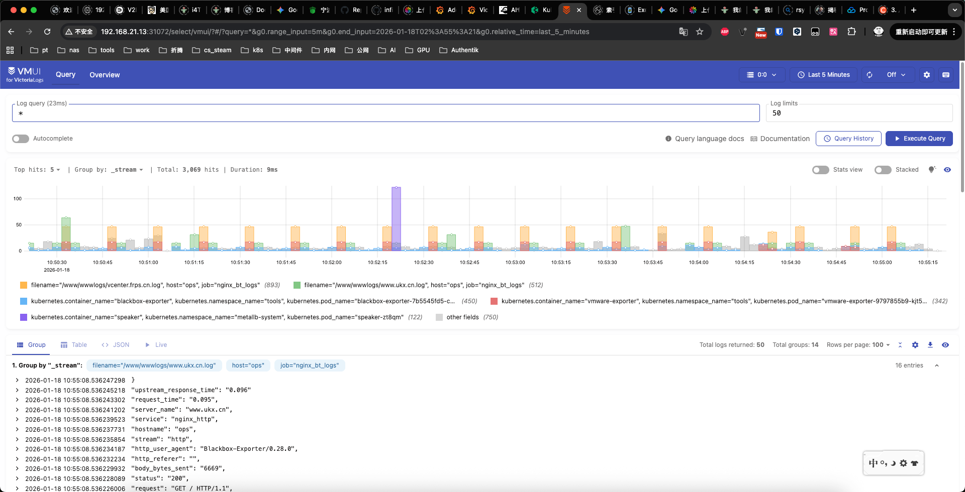 初试VictoriaLogs集群采集Kubernetes Pod日志