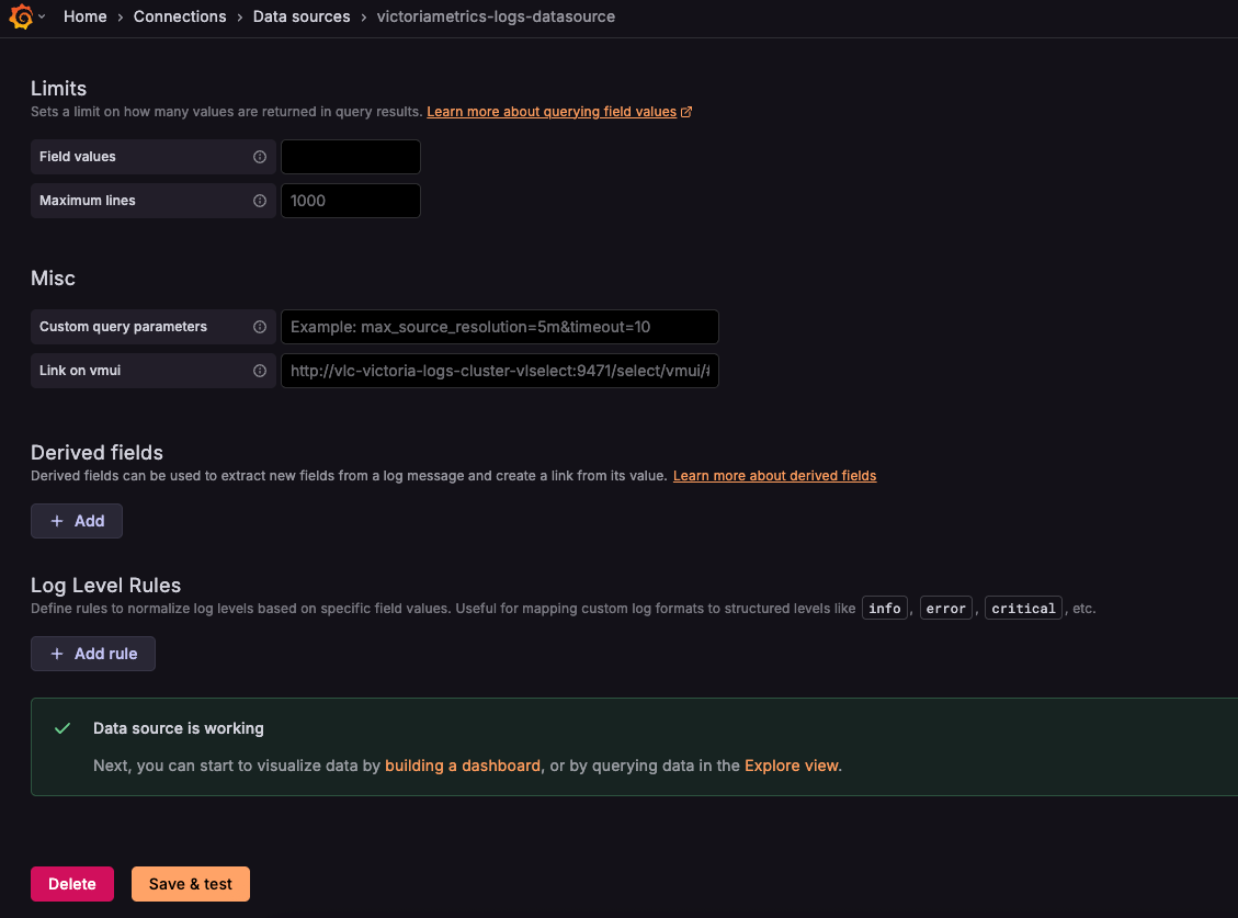初试VictoriaLogs集群采集Kubernetes Pod日志